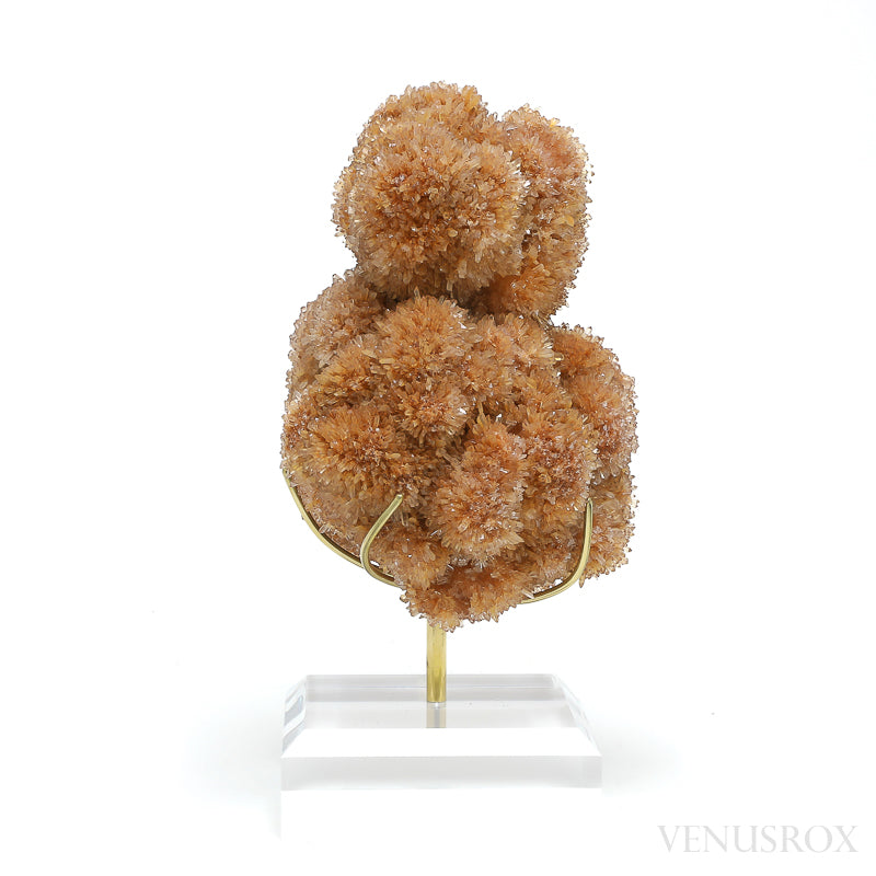 Creedite Natural Cluster from Mina Navidad, Abasolo, Durango, Mexico mounted on a bespoke stand | Venusrox