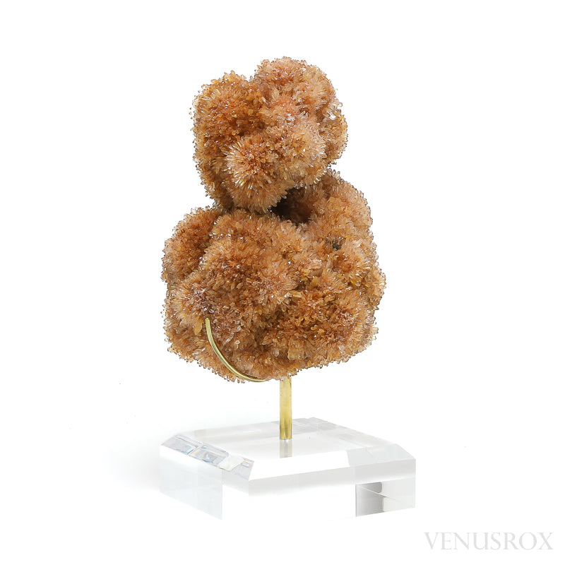 Creedite Natural Cluster from Mina Navidad, Abasolo, Durango, Mexico mounted on a bespoke stand | Venusrox