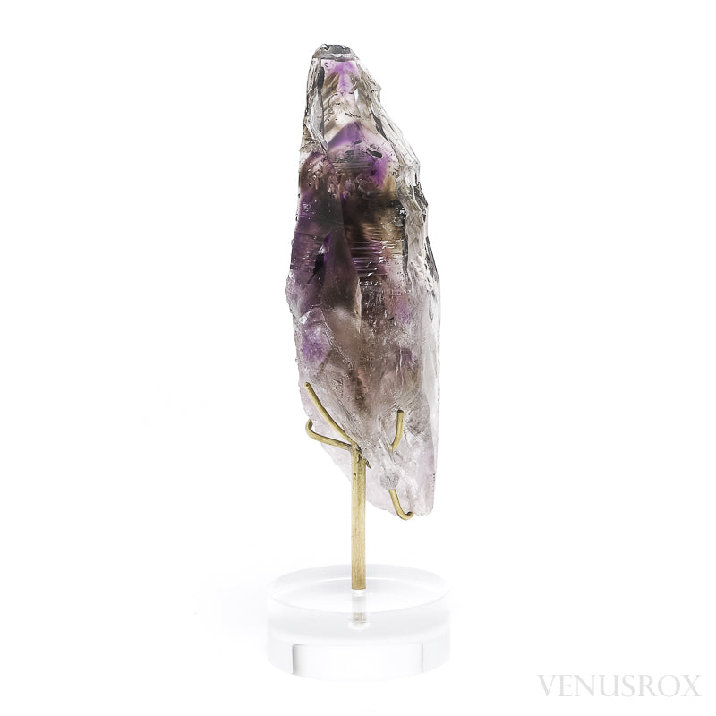 Amethyst/Smoky Phantom Quartz Natural Point from the Goboboseb Mountains, Namibia | Venusrox
