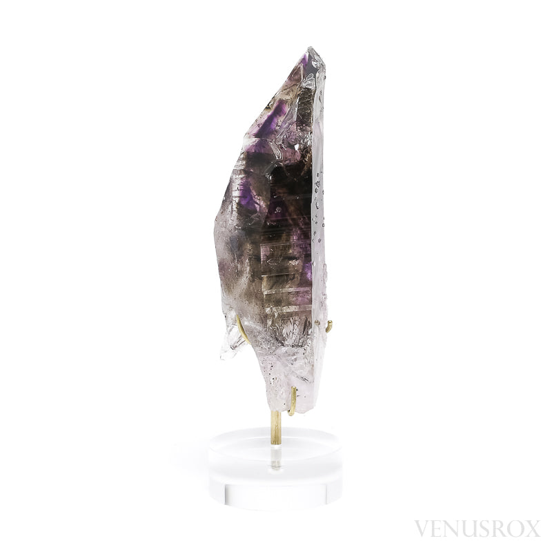 Amethyst/Smoky Phantom Quartz Natural Point from the Goboboseb Mountains, Namibia | Venusrox