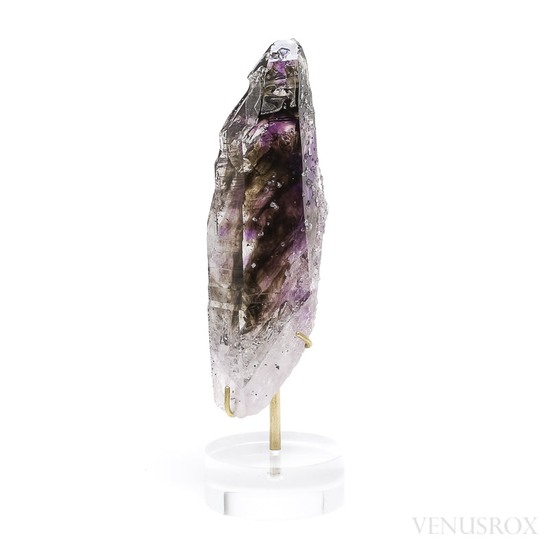 Amethyst/Smoky Phantom Quartz Natural Point from the Goboboseb Mountains, Namibia | Venusrox