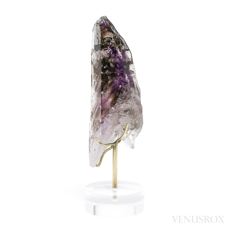 Amethyst/Smoky Phantom Quartz Natural Point from the Goboboseb Mountains, Namibia | Venusrox