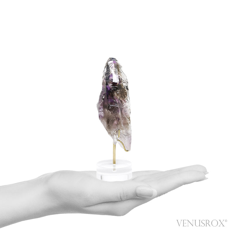 Amethyst/Smoky Phantom Quartz Natural Point from the Goboboseb Mountains, Namibia | Venusrox