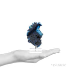Azurite & Shattuckite Part Polished/Part Natural Crystal from Russia | Venusrox