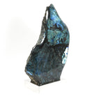 Labradorite Part Polished/Part Natural Freeform from Madagascar mounted on a bespoke stand | Venusrox