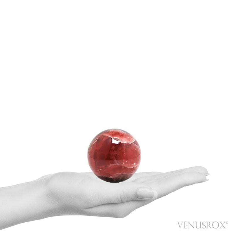 Rhodochrosite Polished Sphere from Argentina | Venusrox