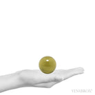 Libyan Gold Tektite Polished Sphere from the Libyan/Egyptian Border, Sahara Desert | Venusrox