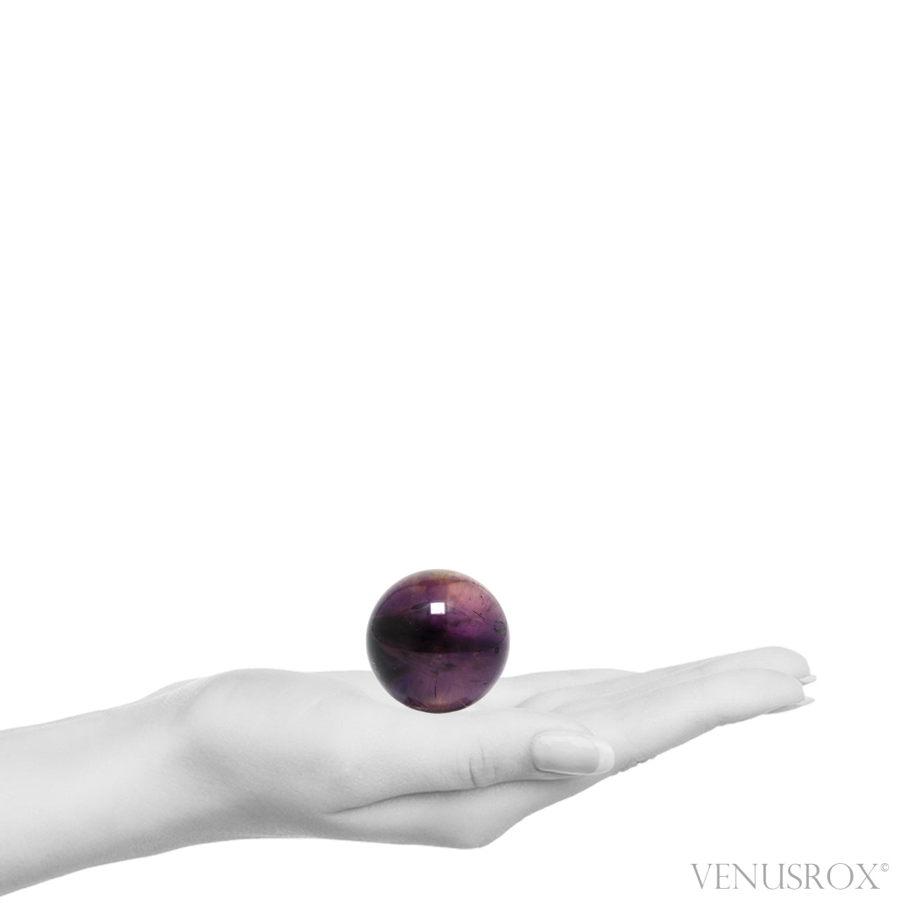 Amethyst Phantom Quartz Polished Crystal from the Goboboseb Mountains, Namibia | Venusrox