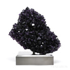 Amethyst Natural Cluster from Uruguay mounted on a bespoke stand | Venusrox