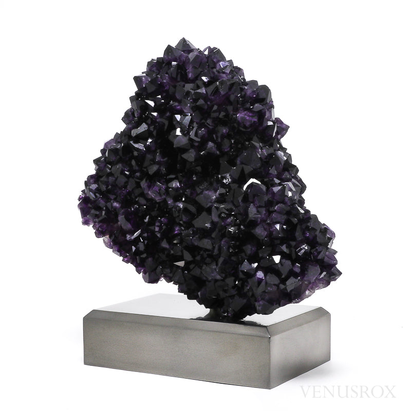 Amethyst Natural Cluster from Uruguay mounted on a bespoke stand | Venusrox
