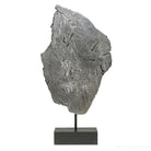 Seymchan Pallasite Meteorite Polished Slice from the Hekandue River, Jasačnaja, Magadan District, Russia, mounted on a bespoke stand | Venusrox