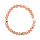 Peach Moonstone Bracelet from India | Venusrox