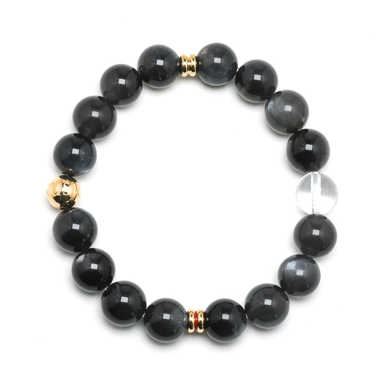 Black Moonstone Bracelet from India | Venusrox