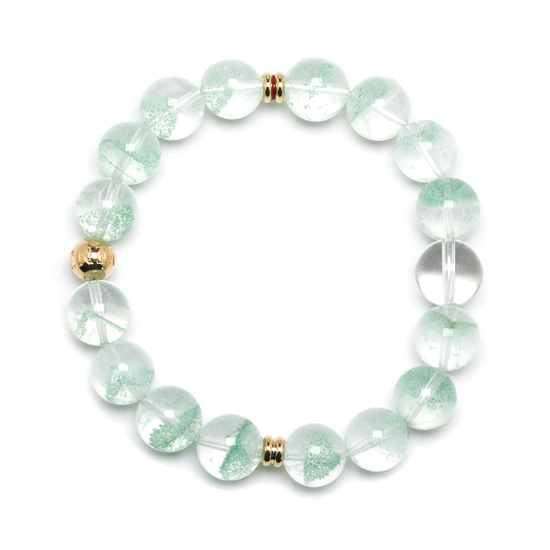 Fuchsite Phantom Quartz Bracelet from Madagascar | Venusrox