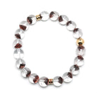 Clear Quartz with Hematite and Goethite Phantom Bracelet from Brazil | Venusrox
