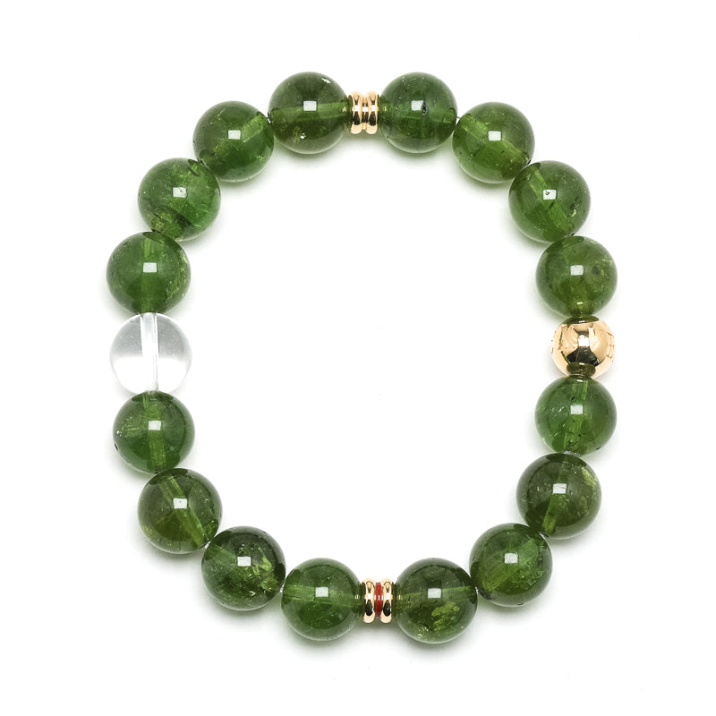 Green Tourmaline Bracelet from Brazil | Venusrox