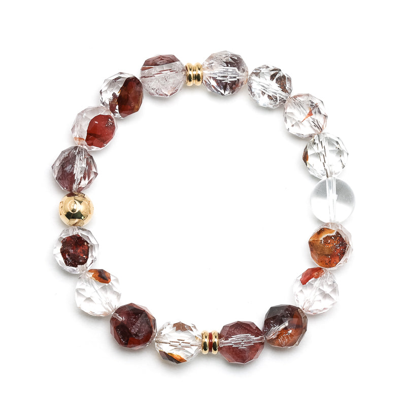 Hematoid Quartz Bracelet from Madagascar | Venusrox