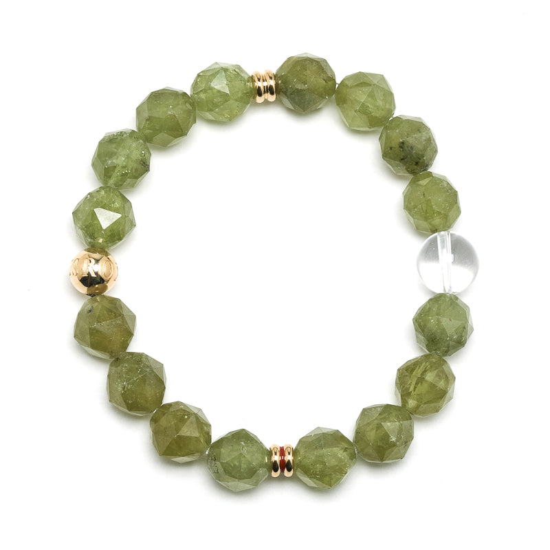 Green Garnet Bracelet from Tanzania | Venusrox