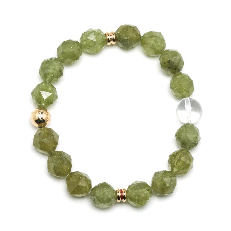 Green Garnet Bracelet from Tanzania | Venusrox