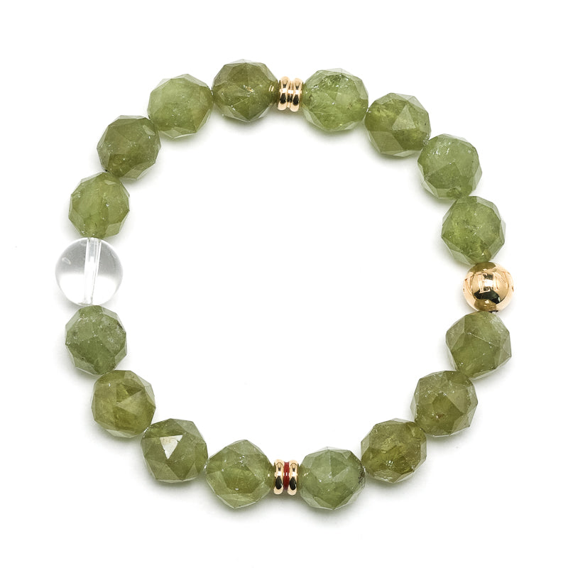 Green Garnet Bracelet from Tanzania | Venusrox