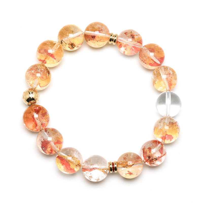 Golden Quartz Bracelet from Brazil | Venusrox