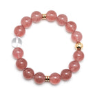 Strawberry Quartz Bracelet from Tanzania | Venusrox
