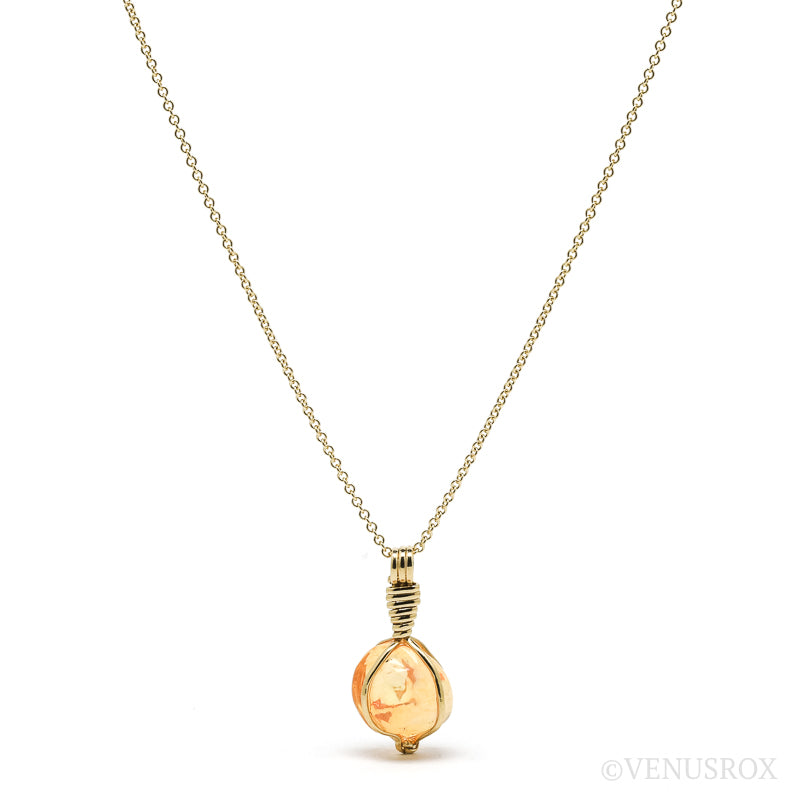 Fire Opal Pendant | Venusrox