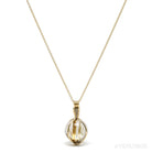 Golden Rutilated Quartz Pendant from Novo Horizonte, Bahia, Brazil | Venusrox