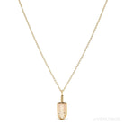 Imperial Topaz Natural Crystal Pendant from Rodrigo Silva District, Ouro Preto, Minas Gerais, Brazil