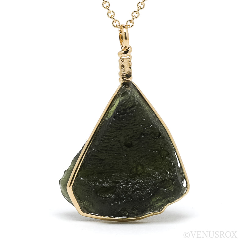 Moldavite Pendant from Chlum, Czech Republic | Venusrox