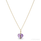 Amethyst Heart Pendant from Brazil  | Venusrox
