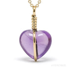 Amethyst Heart Pendant from Brazil  | Venusrox