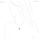 Amethyst Heart Pendant from Brazil  | Venusrox
