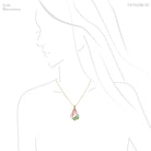 Pink/Green Tourmaline Polished Crystal Pendant from Brazil | Venusrox