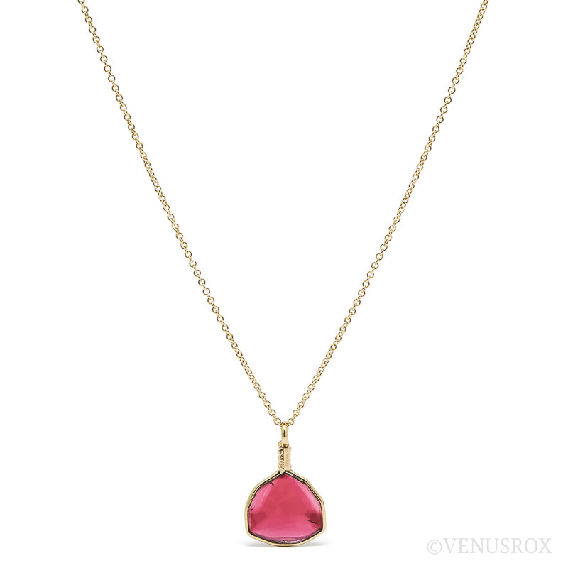 Pink Tourmaline Pendant from the Malkhan Pegmatite Field, Krasnyi Chikoy, Chitinskaya Oblast, Transbaikal, Eastern Siberia, Russia | Venusrox