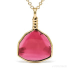 Pink Tourmaline Pendant from the Malkhan Pegmatite Field, Krasnyi Chikoy, Chitinskaya Oblast, Transbaikal, Eastern Siberia, Russia | Venusrox