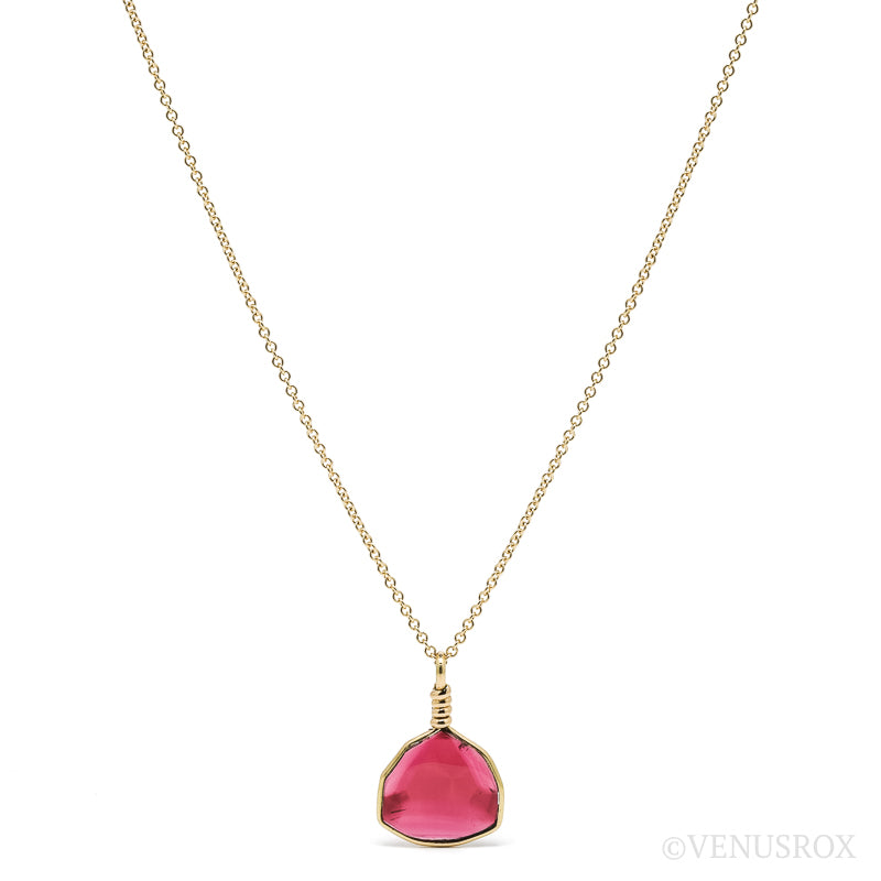 Pink Tourmaline Pendant from the Malkhan Pegmatite Field, Krasnyi Chikoy, Chitinskaya Oblast, Transbaikal, Eastern Siberia, Russia | Venusrox