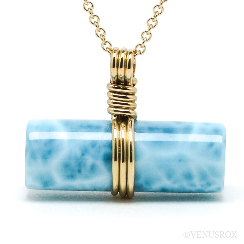 Larimar Pendant from Dominican Republic | Venusrox