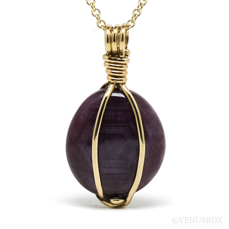 Ruby Polished Crystal Pendant from India | Venusrox