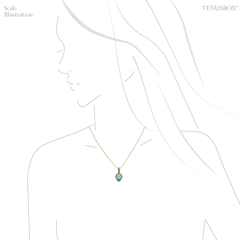 Aquamarine Pendant from the Chitinskaya Oblast Mine, Zabaykalski Krai, Siberia, Russia | Venusrox