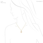 Peach Moonstone Polished Crystal Pendant from India | Venusrox