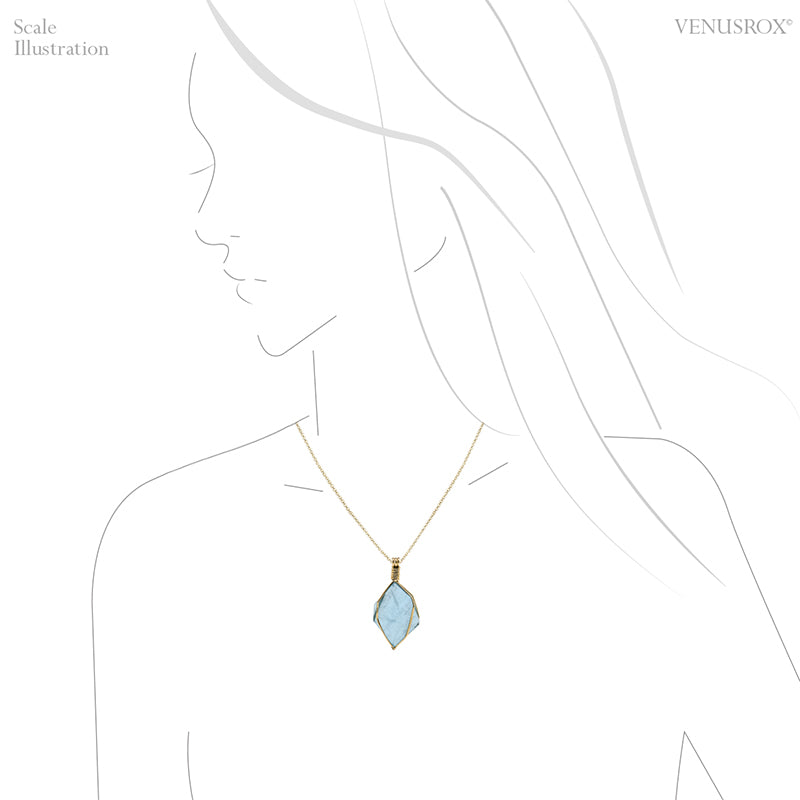 Aquamarine Pendant from Mozambique | Venusrox