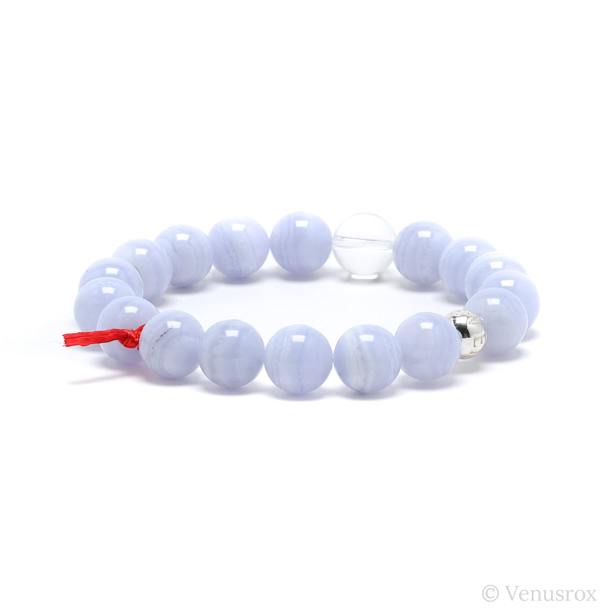 Blue Lace Agate Bracelet from Malawi | Venusrox