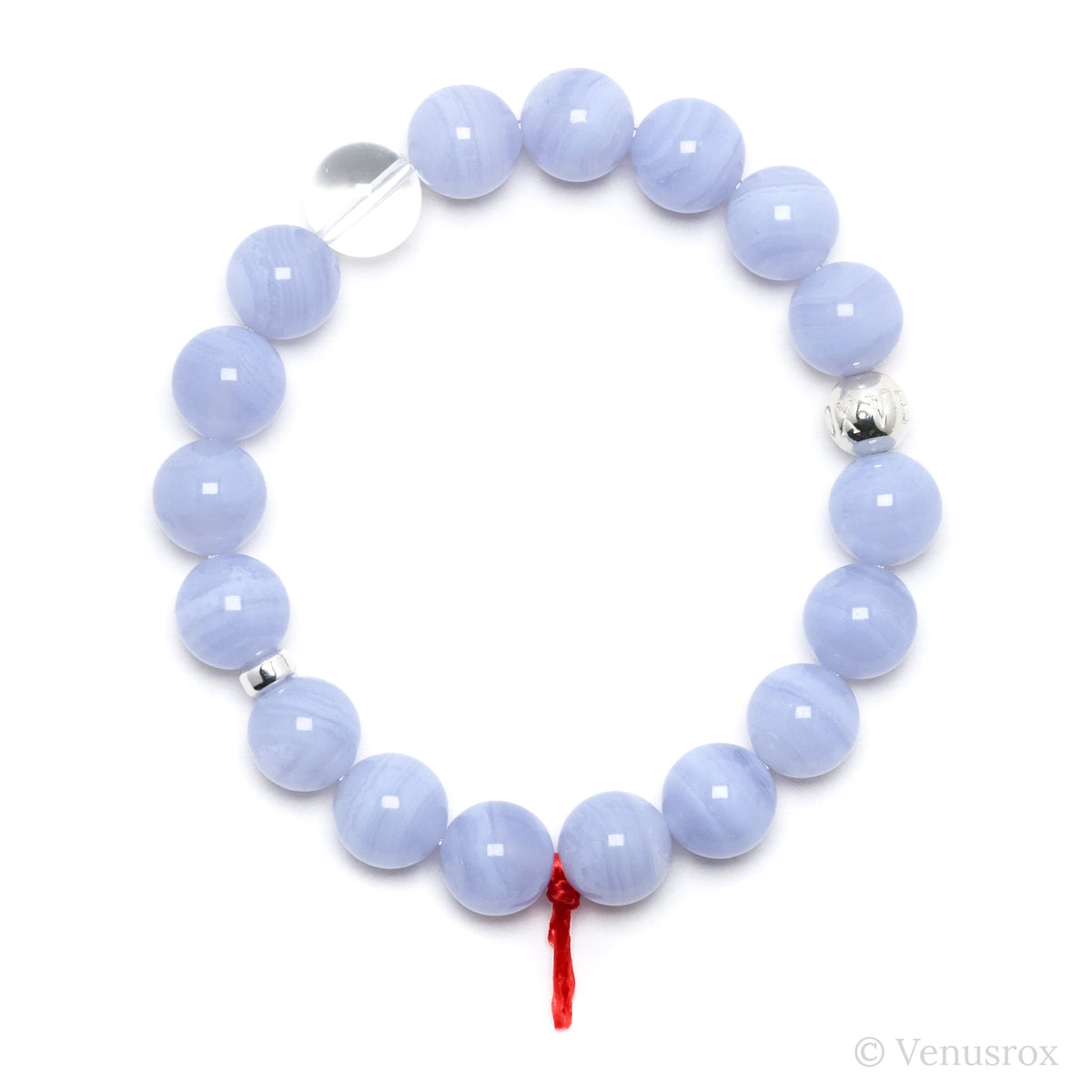 Blue Lace Agate Bracelet from Malawi | Venusrox