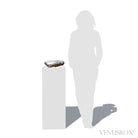 Agate Part Polished/Part Natural Geode from Brazil mounted in a bespoke stand | Venusrox