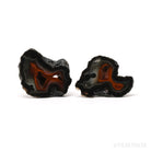 Red Fox Agate Polished/Natural Nodule Pair from Valle de las Plumas, Las Plumas, Mártires Department, Chubut Province, Argentina | Venusrox