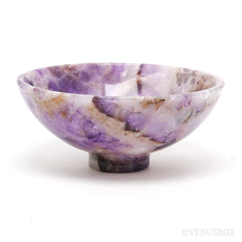 Chevron Amethyst Polished Bowl from India | Venusrox