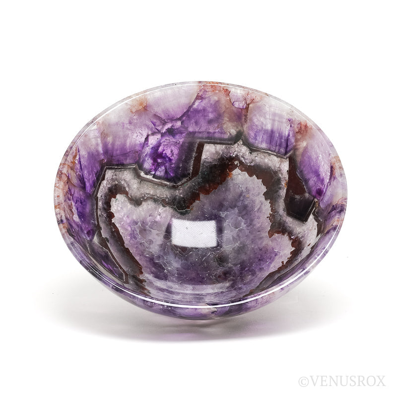 Chevron Amethyst Polished Bowl from India | Venusrox