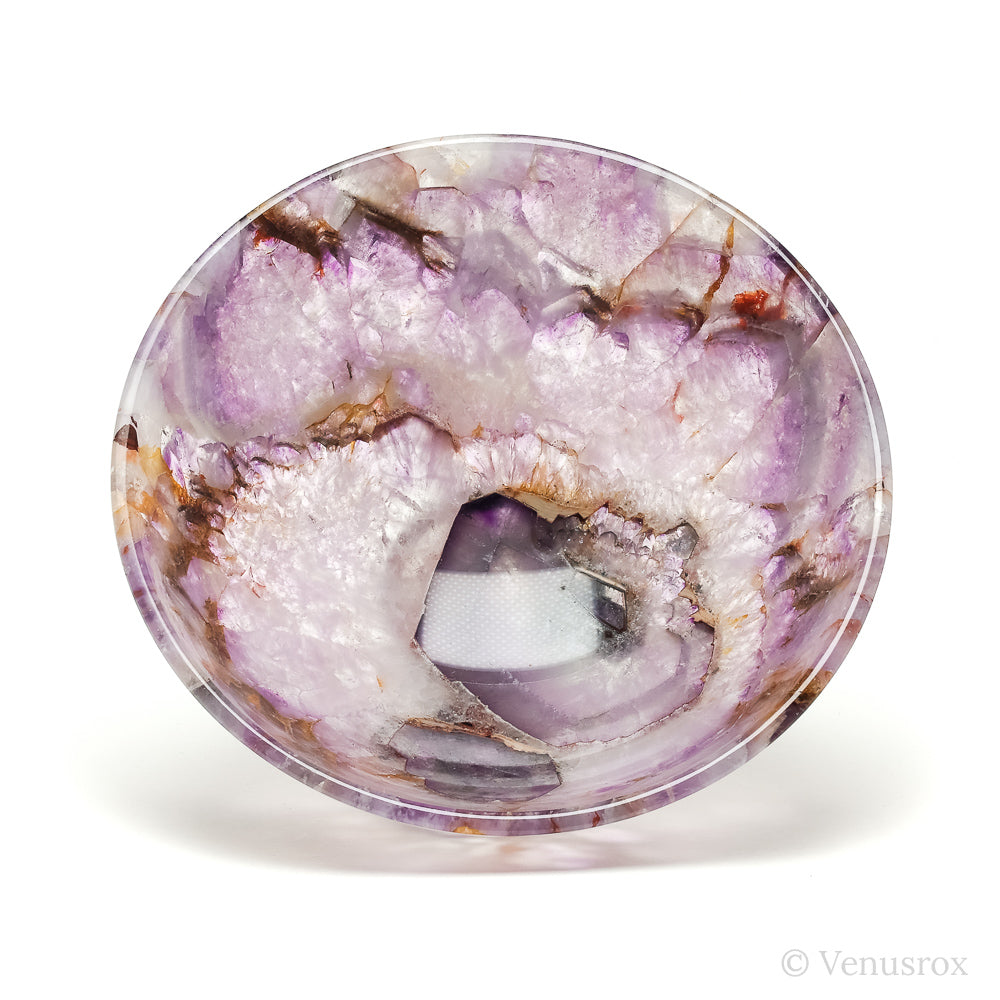 Chevron Amethyst Polished Bowl from India | Venusrox