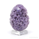 'Grape' Amethyst Polished/Natural Egg from Mamuju Area, Sulawesi Barat Province, Sulawesi, Indonesia | Venusrox